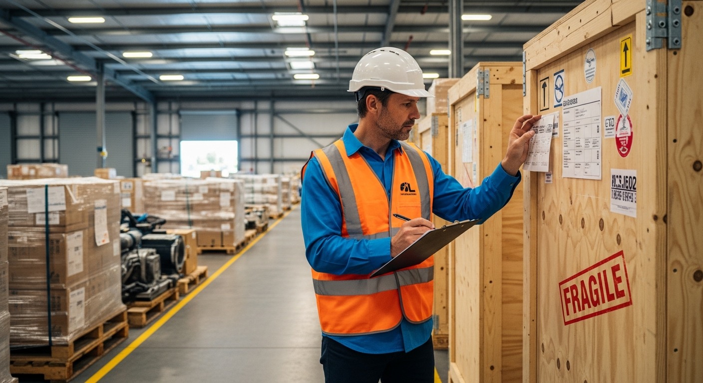 Inspecteur sur site en usine